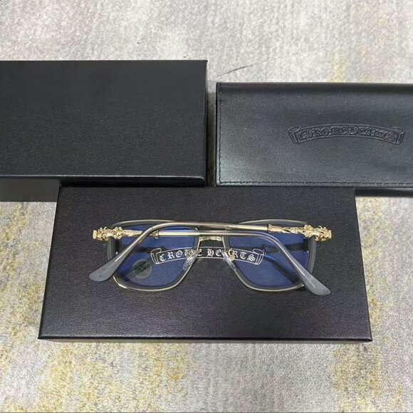Chrome Hearts Eyeglasses – Gold Frame – Rare & Luxury Design - Picture 5 of 5